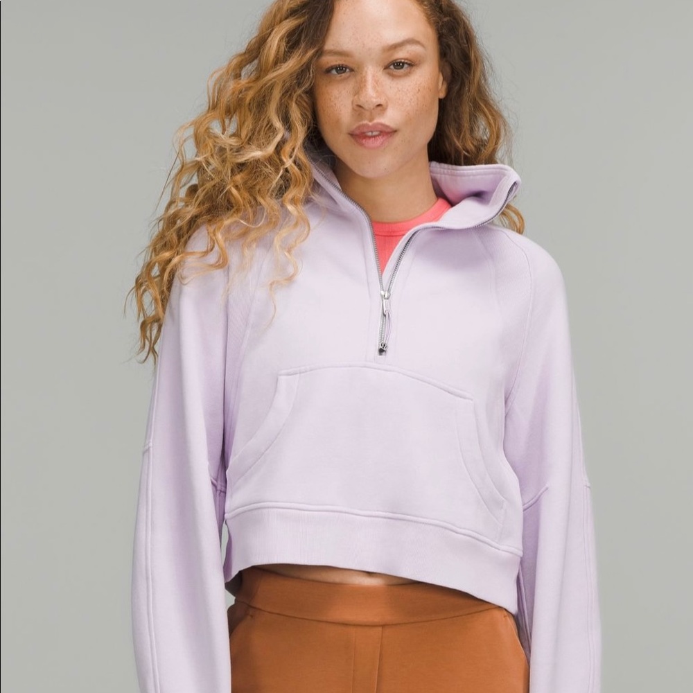 NWT Lululemon Scuba Oversized Funnel Neck Half Zip